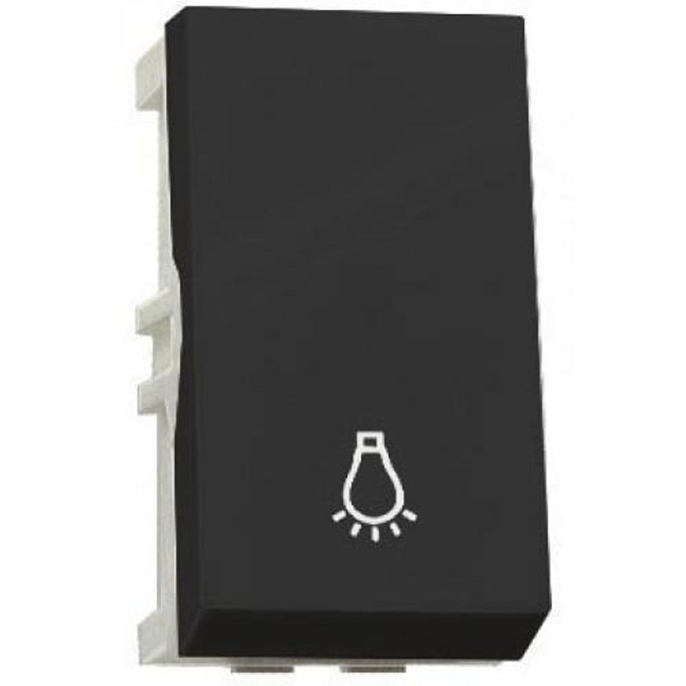 Modulo Int.Pulsador De Minuteria - Recta Grafite Satin Fosco