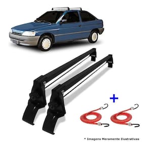 Rack Teto Bagageiro + 2 Elasticos Escort 2 Portas Ano 93/96