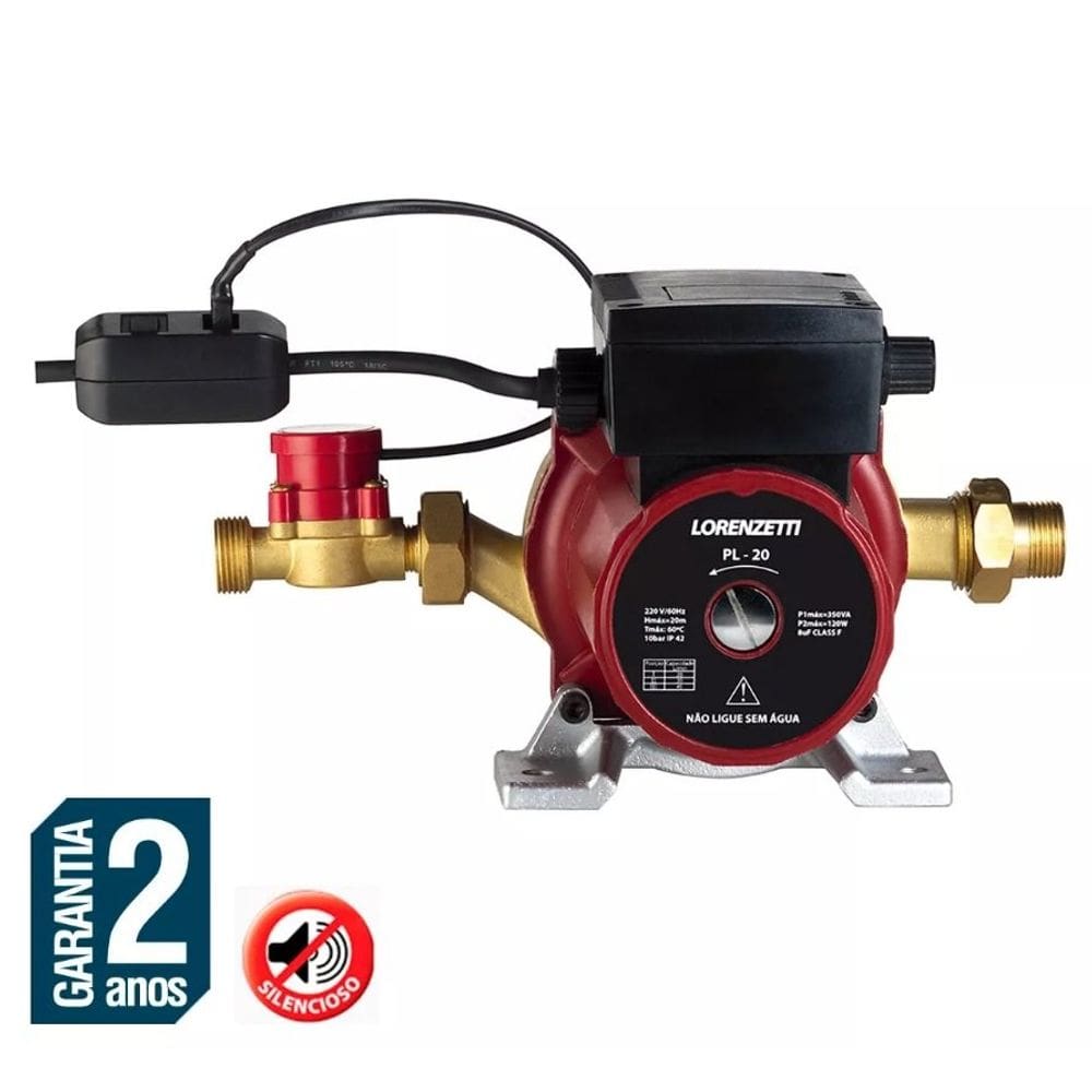 Pressurizador de água Lorenzetti PL-20 350W - 220V