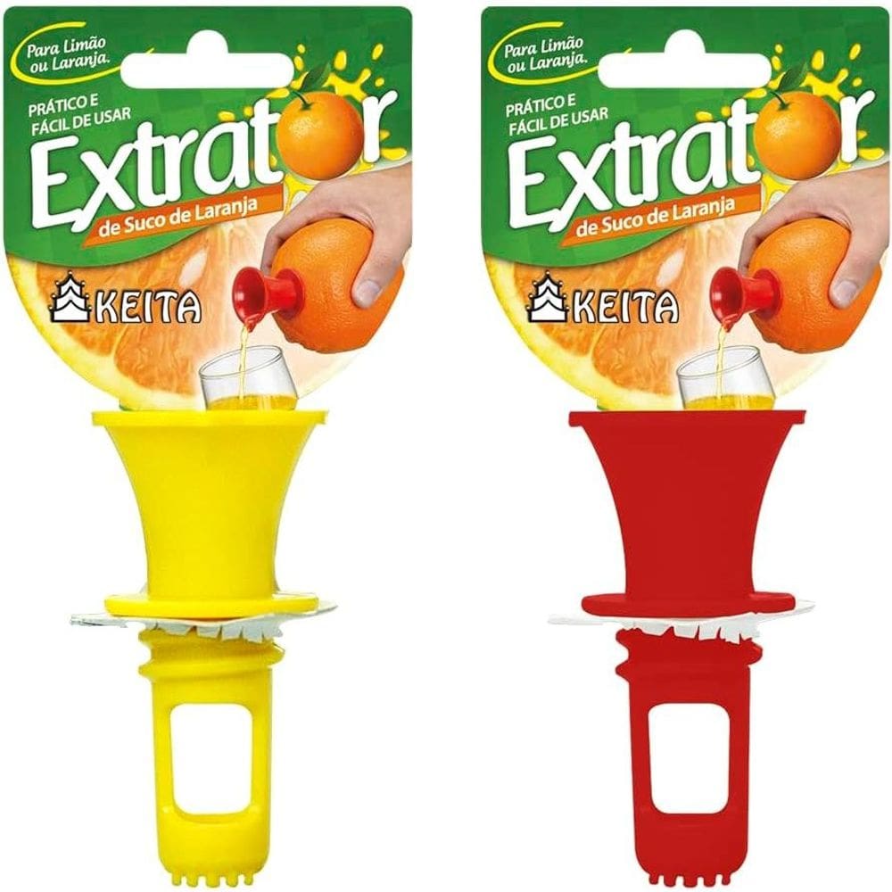 Kit com 2 Extratorores Manual De Suco De Laranja