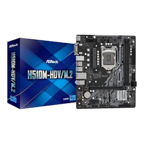 ASRock H510-HDV M.2 - (LGA1200 - DDR4 3200 OC) - Chipset Intel H510 - USB 3.2 - Slot M.2 - Micro ATX