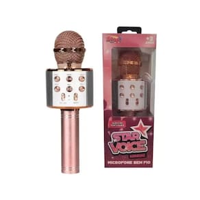 Microfone Infantil Star Voice Bluetooth Rosê - Zoop Toys