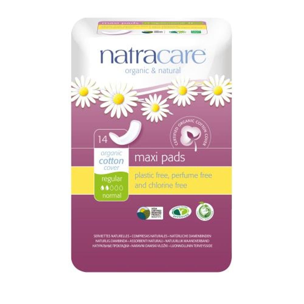 Almofadas regulares 14 CT EA da Natracare (pacote com 4)