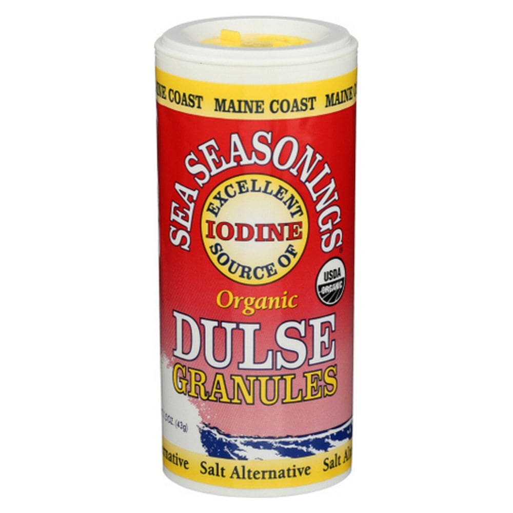 Sea Seasonings Organic Dulse Granules 1.5 Oz por Maine Cost Sea Vegetables (pacote com 4)