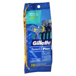 Lâminas de barbear descartáveis Gillette Customplus Pivot 10 cada da Gillette (pacote com 4)