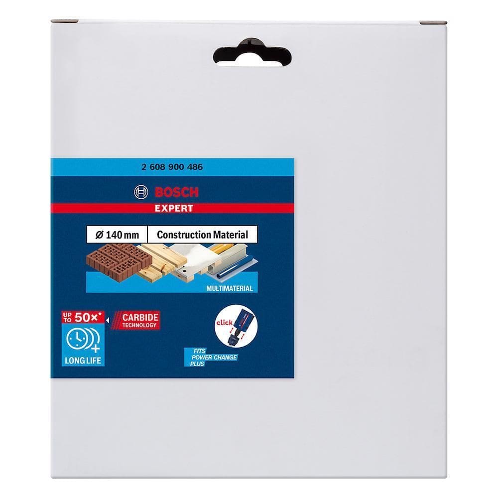 Serra Copo Bosch Expert Construction Material 140 Mm, 5 1/2