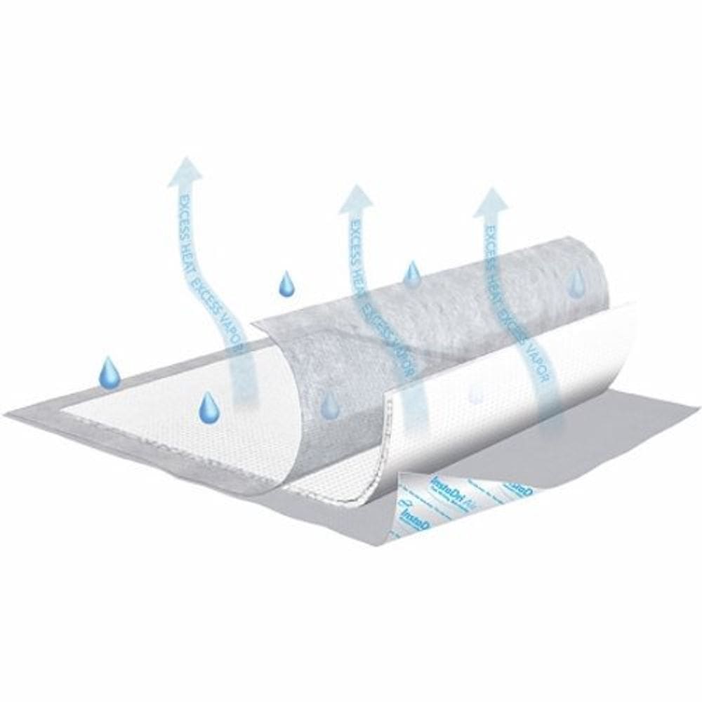 Underpad TENA InstaDri Air 30 x 36 polegadas de polímero descartável de absorção pesada 5 sacos da Essity (pacote com 2)