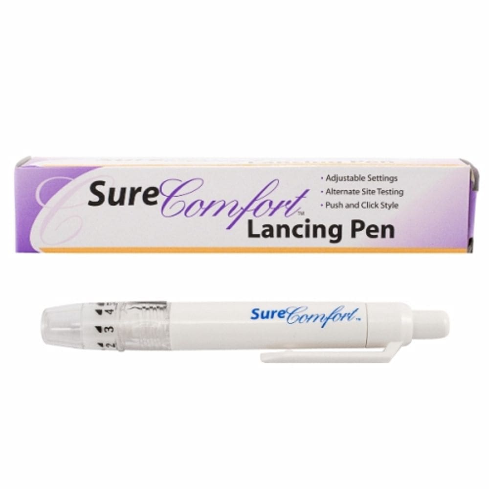 Caneta Lancing 1 unidade da Sure Comfort (pacote com 2)