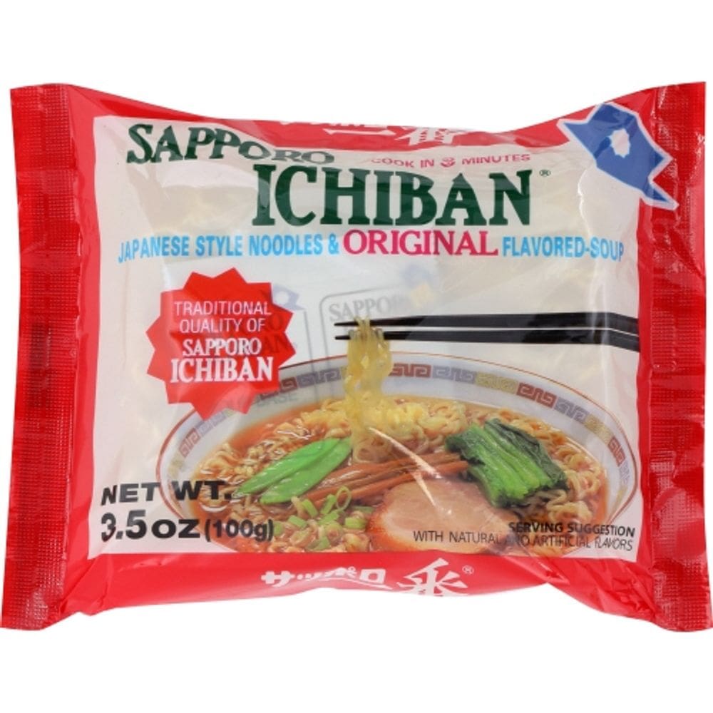 Caixa de macarrão Ichiban de 24 x 3,5 onças da Sapporo (pacote com 2)