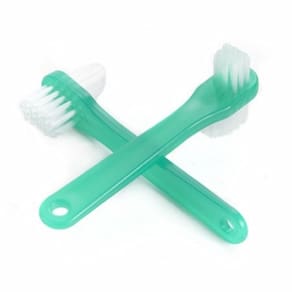 Escova de dentadura com cerdas de 2 lados, caixa verde de 144 da McKesson (pacote com 2)