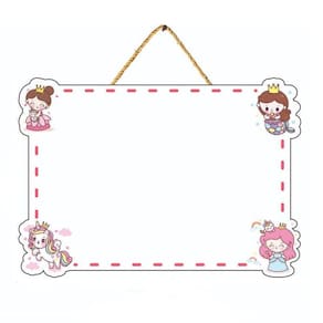 Lousa Animada Escreve E Apaga 40Cm Mdf Caneta Apagador