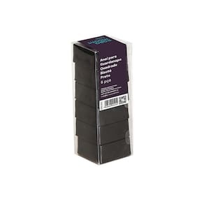 Anel Para Guardanapo Bisotê Preto Quadrado