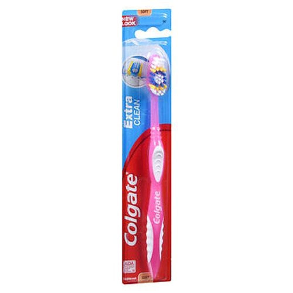 Escova de dentes Colgate Extra Clean Soft 1 cada da Colgate (pacote com 6)