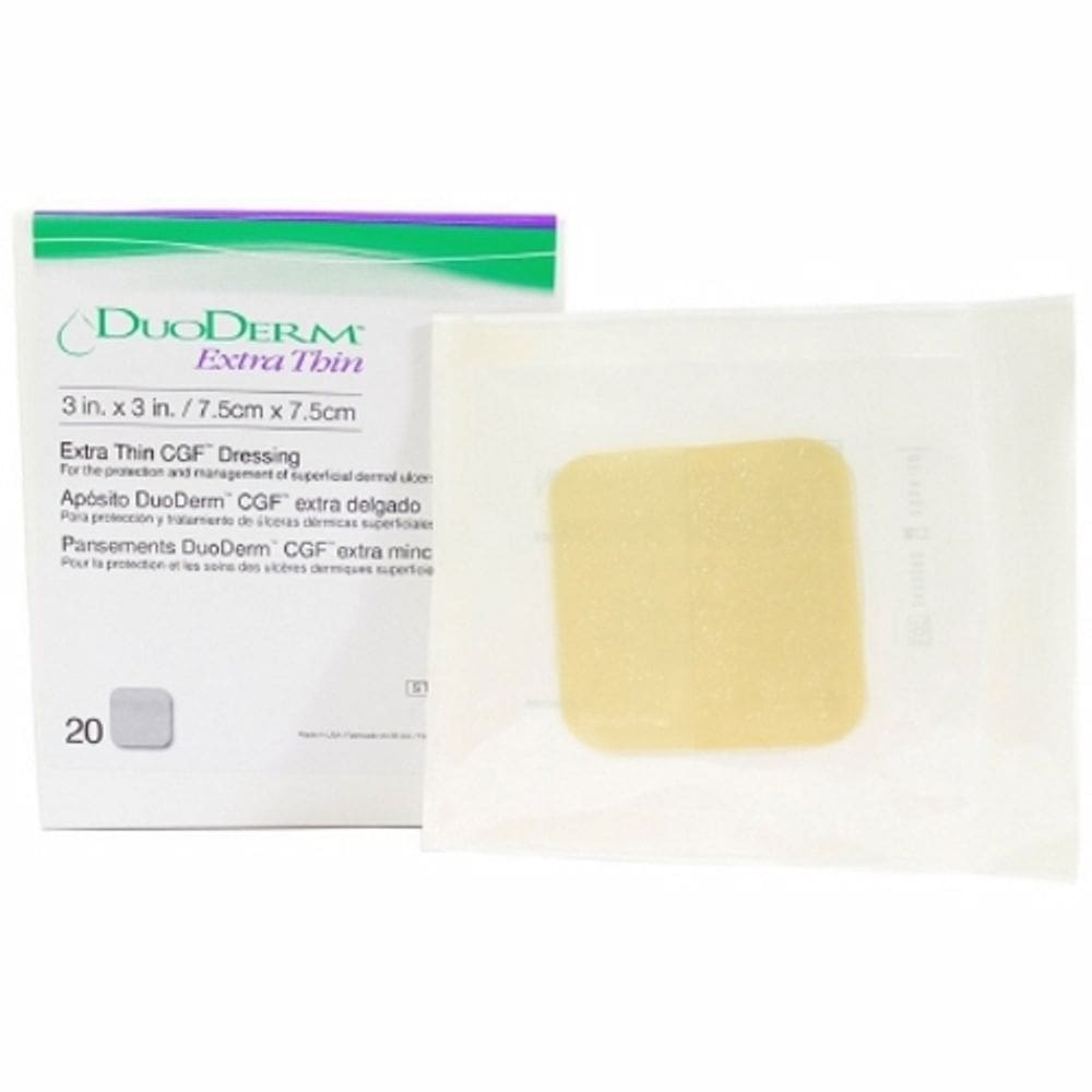 Curativo hidrocolóide 3 x 3 polegadas 1 cada da Convatec (pacote com 2)