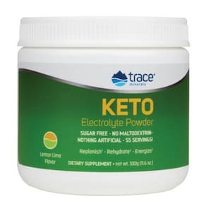 KETO Eletrólito em Pó limão limão 55 porções por trace minerais