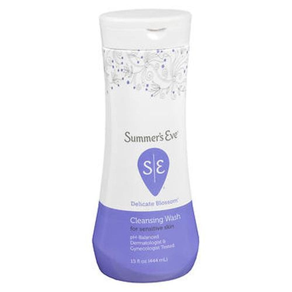 Summer`s Eve Cleansing Wash Delicate Blossom 15 Oz da Summers Eve (pacote com 4)