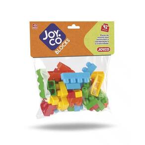 Brinquedo Blocos Montar 42 Peças +12 Meses Bambola