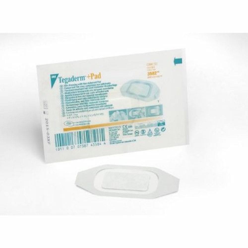 Curativo de filme transparente com almofada 2 x 2-3/4 polegadas 50 unidades por 3M (pacote com 2)