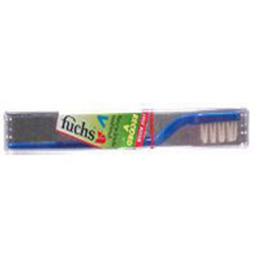 Escova de dentes l Record V média 1 CADA da Fuchs Escovas de dentes para crianças/adultos (pacote com 2)