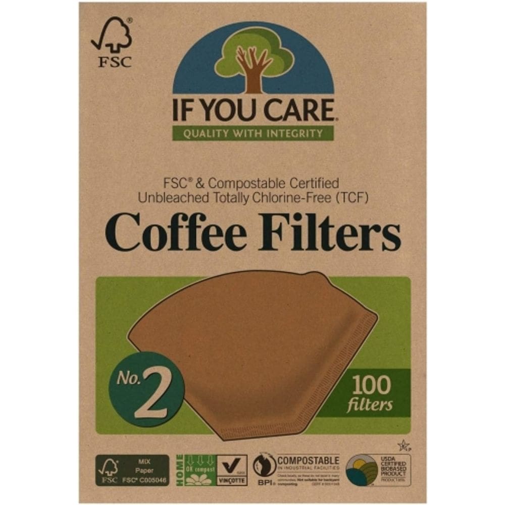 Filtros de café # 2 100 Contagem por Se Você Se Importa