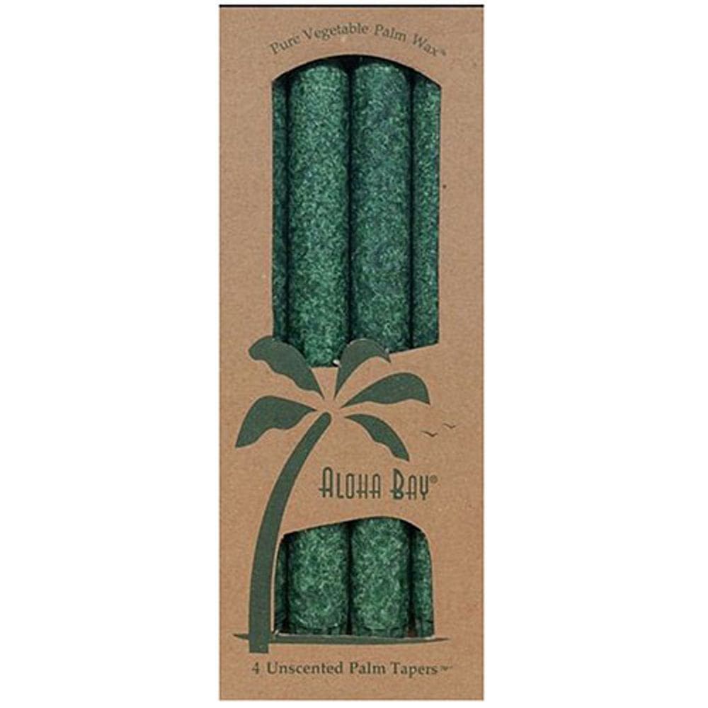 Vela verde cônica de 9 polegadas, pacote com 4 da Aloha Bay (pacote com 2)
