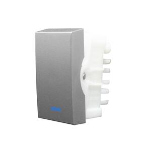 Módulo Interruptor Simples Com Luz Inova Pro Class Alumbra Titanium