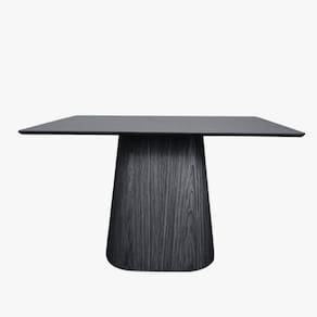 Mesa de Jantar Cone Retangular 160x90 cm Tampo Ébano Base Ébano