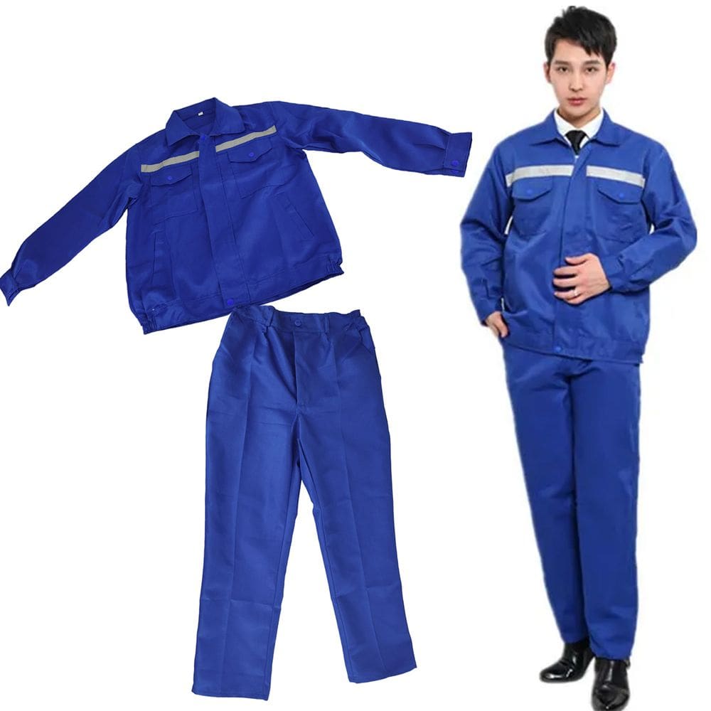Conjunto Uniforme Faixa Refletiva Epi Profissional Segurança Trabalho Obra Transito Mecanico Eletricista