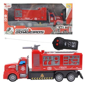 Caminhão dos Bombeiros Brinquedo Infantil Controle Remoto