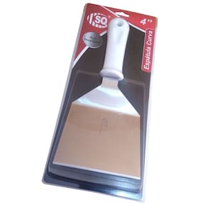 Espátula Hamburguer Aço Inox Curva Chapeiro 26X10Cm 4"