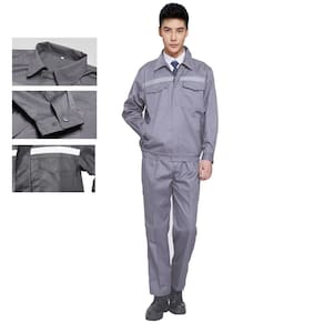 Conjunto Uniforme Profissional EPI Segurança Faixa Refletiva Construçao Civil Obra Estrada Serviço