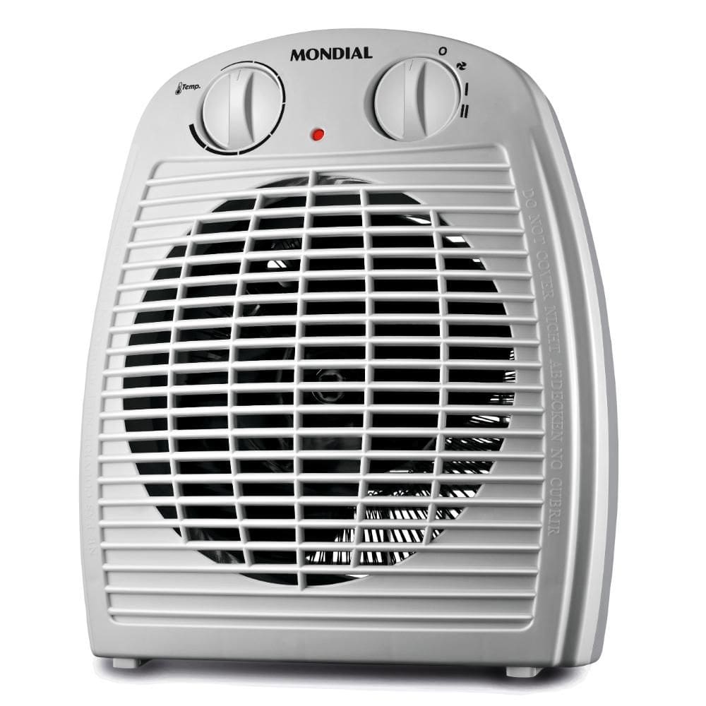 Aquecedor a Ar Mondial A-08 Portátil 3 em 1 1500W Cinza/Branco 220V