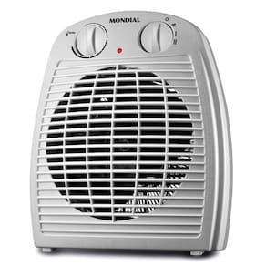 Aquecedor a Ar Mondial A-08 Portátil 3 em 1 1500W Cinza/Branco 220V