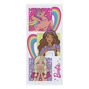 Toalha Felpuda De Banho Estampada Barbie 60X1,20M Lepper