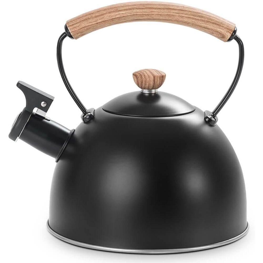 Chaleira 1,5l Apito Alça Fundo Indução Brinox Roma Chá Café