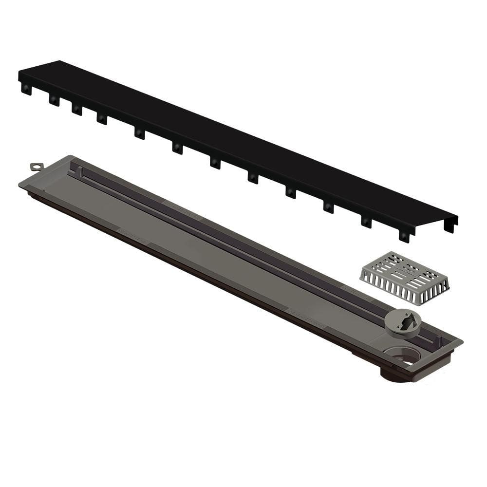 Ralo Linear Inox 50 cm Saída Extremidade Gold Versatile