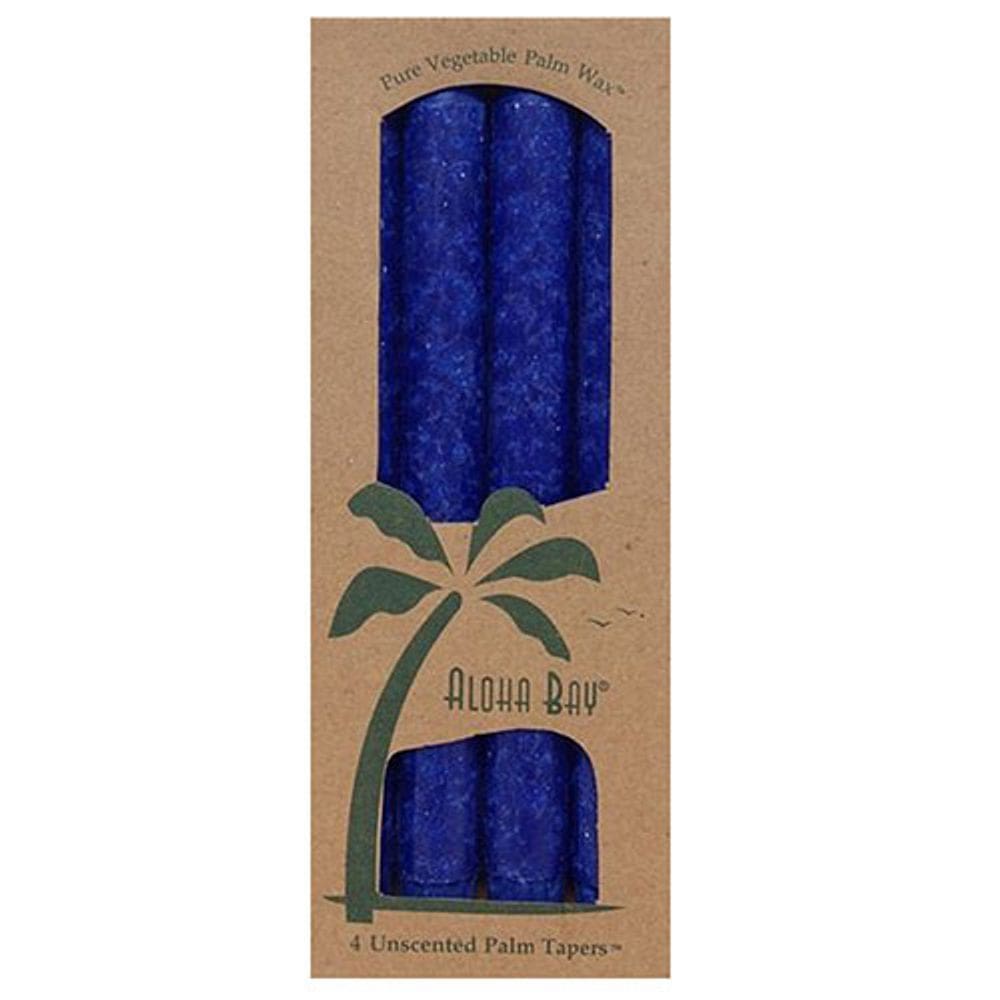 Vela cônica de 9 polegadas azul royal, pacote com 4 da Aloha Bay (pacote com 6)
