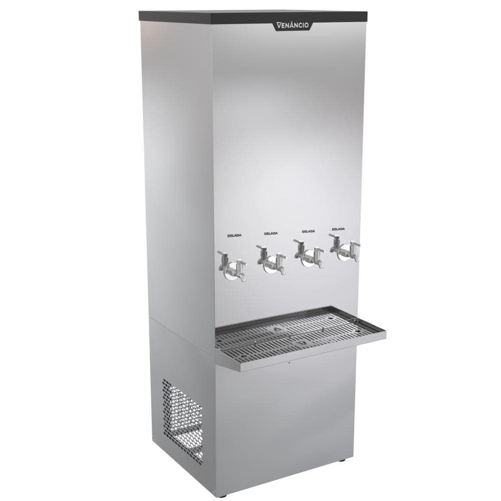 Bebedouro Industrial 200 Litros Venâncio Inox 4 Torneiras Geladas 220V BI200L-50616