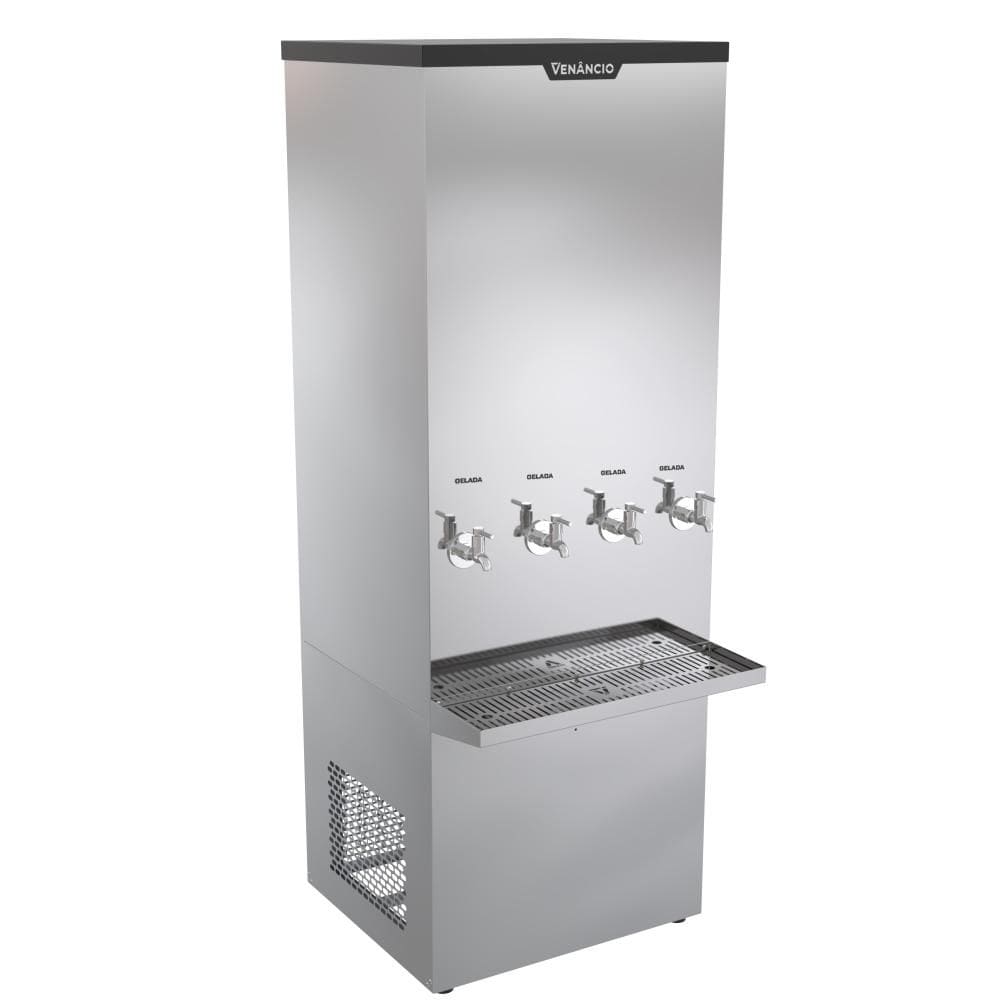 Bebedouro Industrial 200 Litros Venâncio Inox 4 Torneiras Geladas 127V BI200L-50691