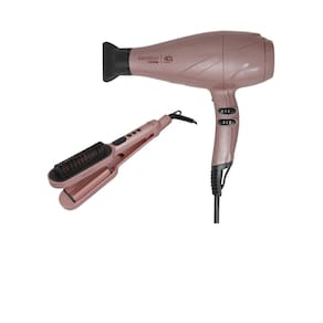 Kit Gama Keration - Secador 4D 2500W Bivolt + Prancha Waver & Brush