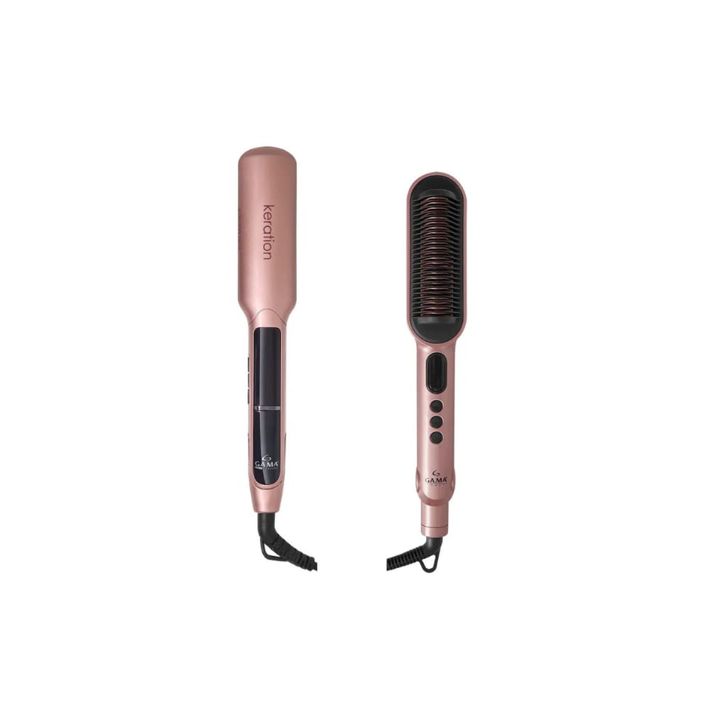 Kit Gama Keration - Chapinha Gama X-Wide Pro 230ºc + Chapinha Modeladora Gama Waver & Brush Bivolt