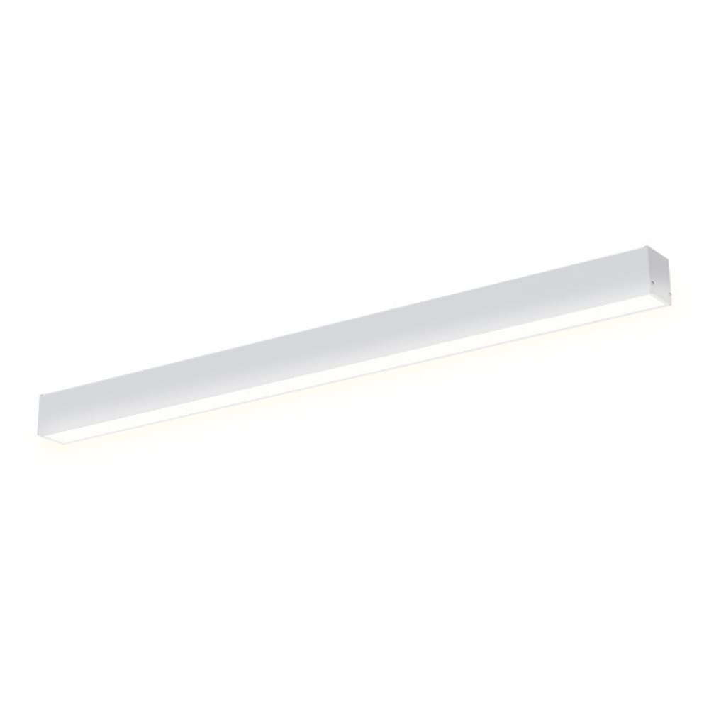 Luminária Sobrepor Taschibra Vetor Led Linear 20W Bivolt Branca 2700K Luz Quente