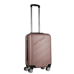 Mala de Bordo Abs para Viagem Mormaii Mor-1543 Cadeado Integrado Rodas Duplas Giro 360 Rose