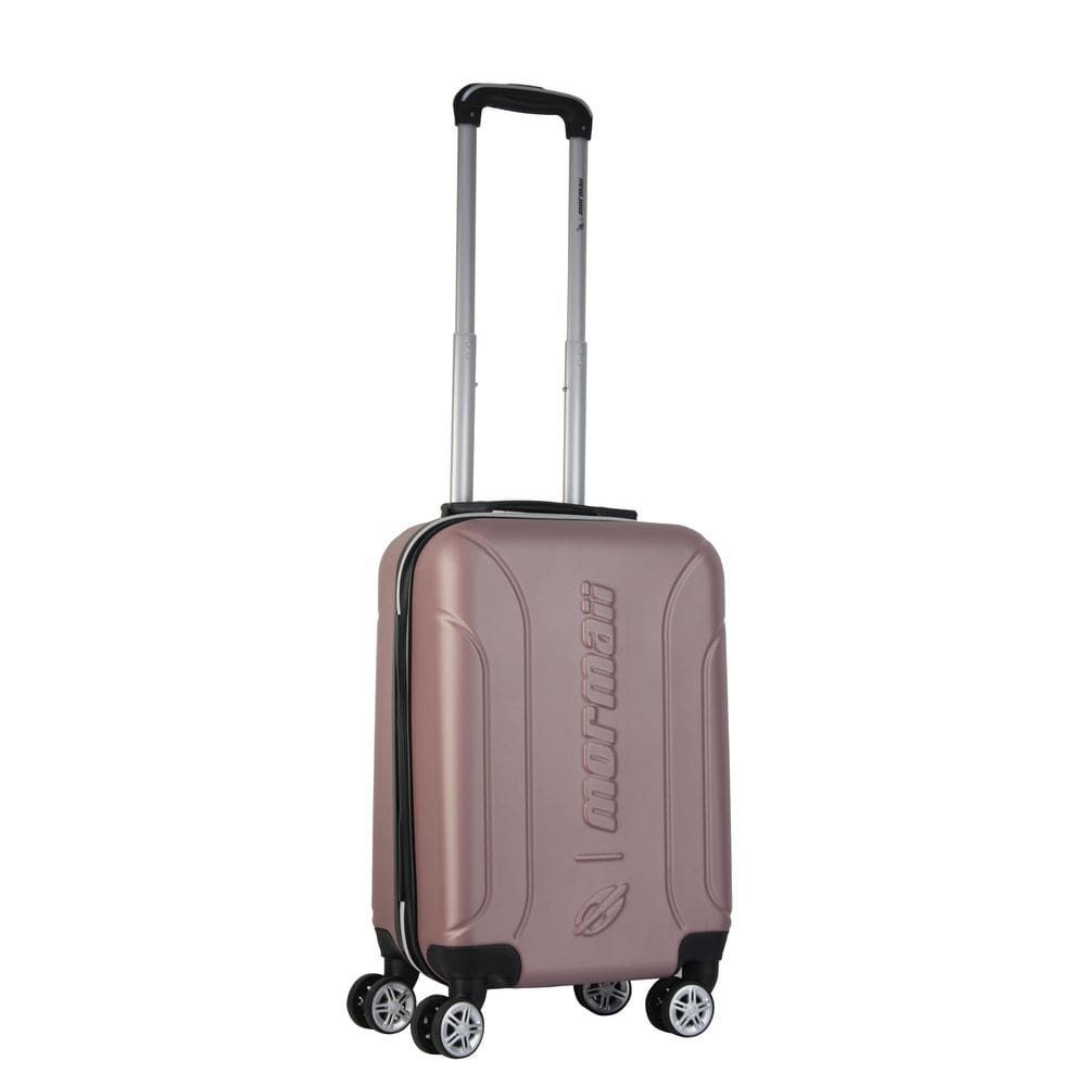 Mala de Bordo Abs para Viagem Mormaii Mor-1900 Cadeado Integrado Rodas Duplas Giro 360 Rose
