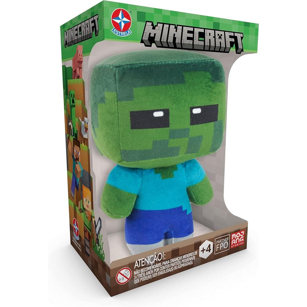 Pelucia Zombie Minecraft