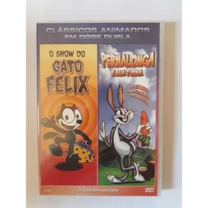 DVD Clássicos Animados O Show Do Gato Felix e Pernalonga e Sua Turma
