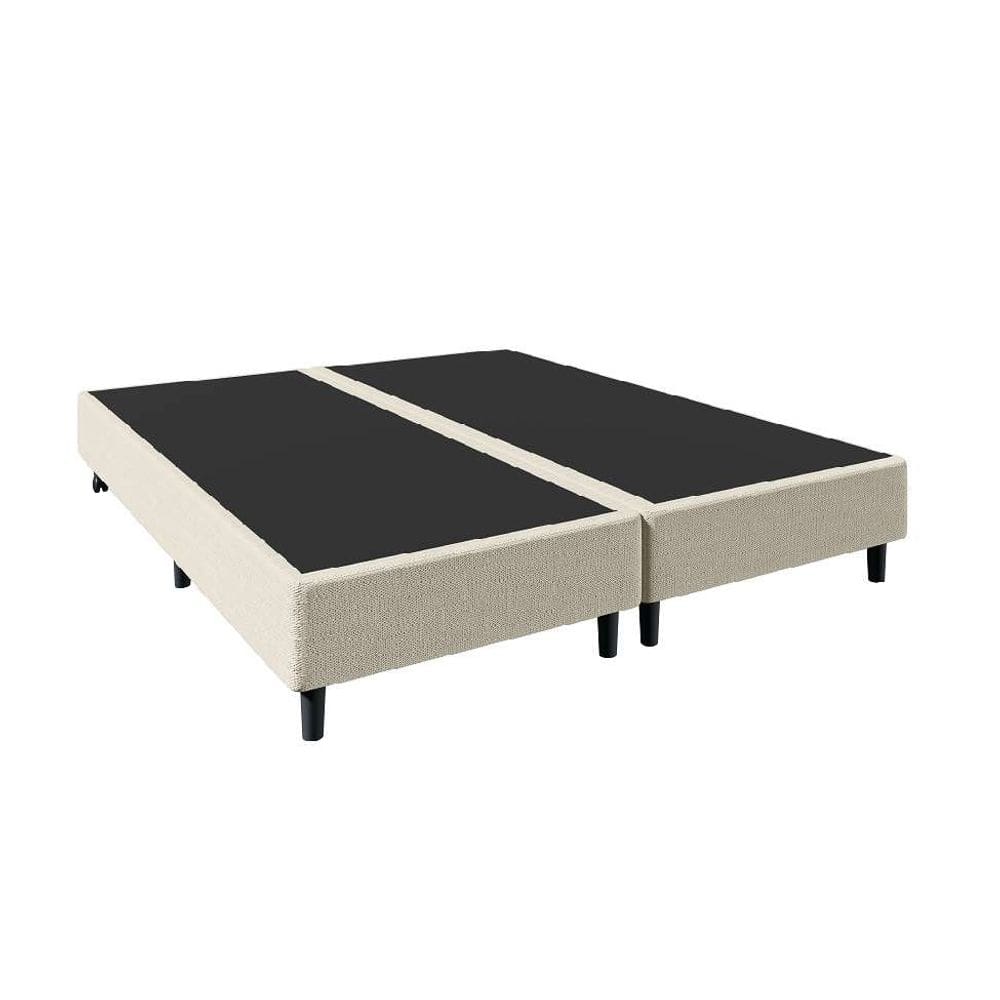 base para cama box queen stella (40x158x198) bege