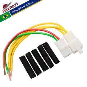 Conector Regulador Retificador Fox 110 - Wortech