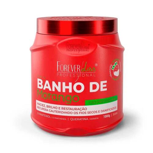imagem-Mascara Banho de Verniz Morango Forever Liss 1kg