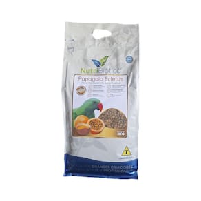 Ração Nutribiótica Extrusado Papagaio Ecletus Natural Sp 3Kg